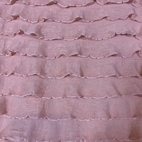 Loft Petites - Ruffled Tank Blouse - Size SP - Pink - Picture 3 of 7